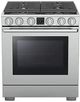 Dacor® 30" Silver Stainless Pro Style Dual Fuel Range-0