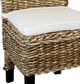 Harp & Finial® Raegan Black/Natural Dining Chair -4