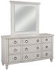 American Woodcrafters 1020 Salter Path 4-Piece White Queen Bedroom Set-3