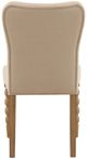 Dovetail Furniture Marcellina 2-Piece Beige/Natural Dining Chair Set-3