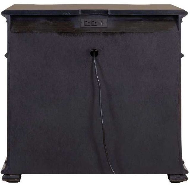 Liberty Furniture Provence Park Chateau Brown Bedside Chest with Charging Station-4