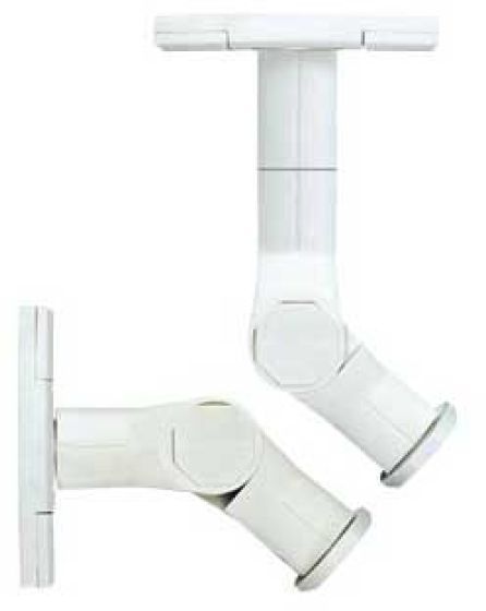 Sanus® White Satellite Speaker Wall Mounts-0
