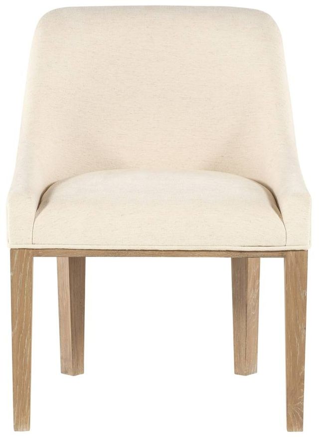 Hooker® Furniture Banyon Bay Desert Oak/Levi Oyster Upholstered Host Chair-2