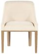 Hooker® Furniture Banyon Bay Desert Oak/Levi Oyster Upholstered Host Chair-2