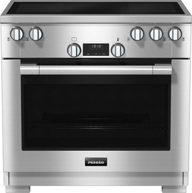 Miele® 36" Clean Touch Steel™ EasyControl Pro Style Induction Range-0