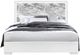 Global Furniture USA Naomi Silver King Panel Bed with LED-2