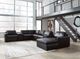 Signature Design by Ashley® ModMax II 8-Piece Black Right-Arm Facing Sectional with Chaise and Audio Consoles-1
