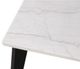 Furniture of America® Sabro 5-Piece White Rectangular Dining Table Set with Black Base-5