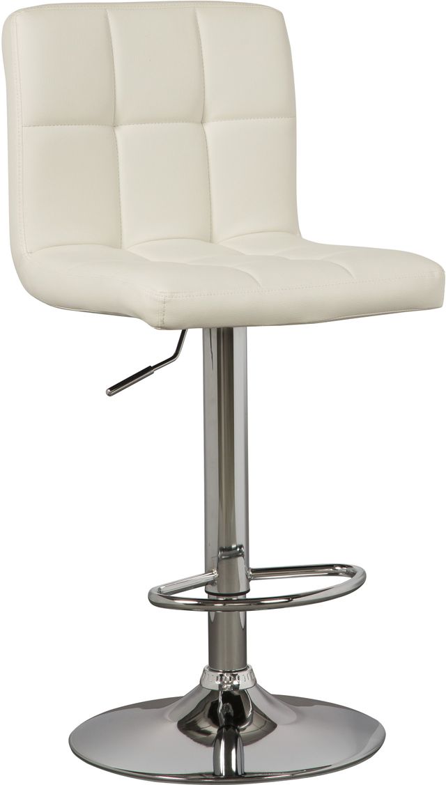 Signature Design by Ashley® Bellatier Bone Swivel Bar Stool-0
