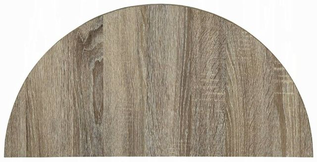 ACME Furniture Justino Natural Oak Top Console Table with Gray Frame-3