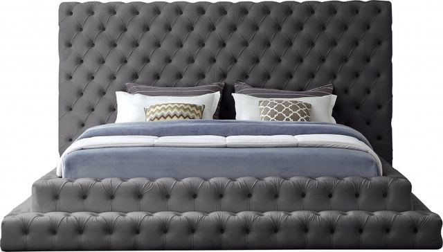 Meridian Furniture Revel Grey King Bed-1