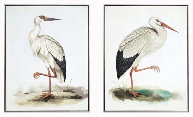 Classy Art 2-Piece Style 21 Hand Painted Wall Art Set-0
