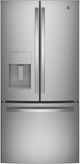 GE® 33" 17.5 Cu. Ft. Fingerprint Resistant Stainless Steel Counter-Depth French Door Refrigerator-0