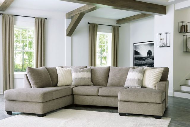 Signature Design by Ashley® Creswell 2-Piece Stone U-Shape Facing Sectional and Chaise-1