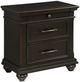 Elements International Slater 4-Piece Black King Platform Bedroom Set-5