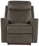 La-Z-Boy® Emmons Pewter Leather Power Rocking Recliner with Headrest and Lumbar-1