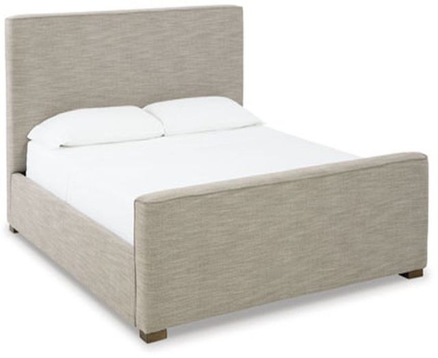 Signature Design by Ashley® Dakmore Brown King Upholstered Bed-0