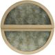 Tommy Bahama® Furniture Sunset Key Brooke Bunching Glass Top Accent Table with Champagne Base-2