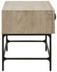 Uttermost® Lunar Wood Side Table with Black Legs-4