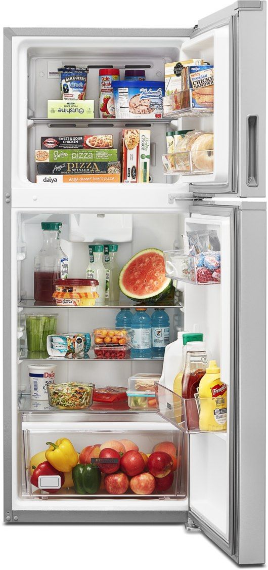Whirlpool® 11.6 Cu. Ft. Fingerprint Resistant Stainless Steel Counter Depth Top Freezer Refrigerator-4