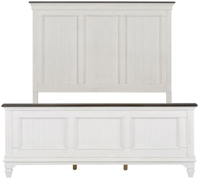 Liberty Furniture Allyson Park Wirebrushed White King Panel Bed-2