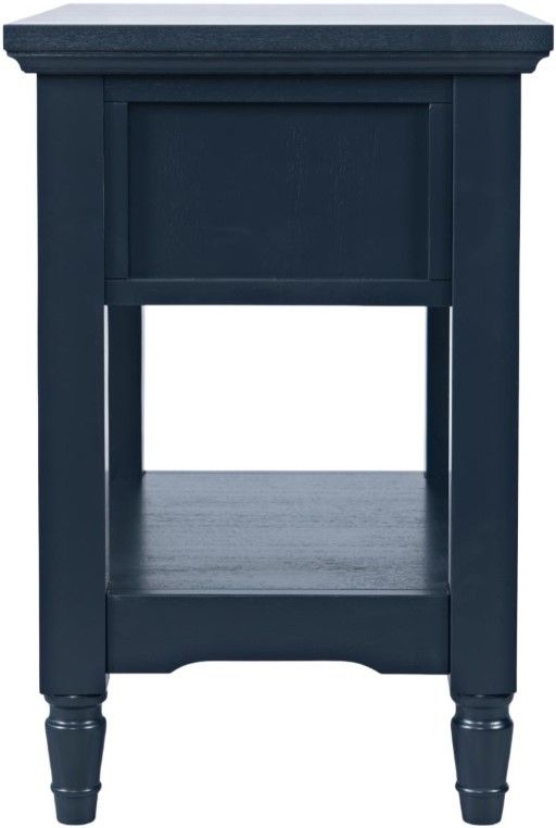 Jofran Inc. Westport Navy Leg Chairside Table-3