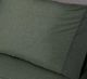 BEDGEAR® Flannel Performance® 4-Piece Forest Green Split King/Split California King Sheet Set-1