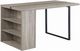 ACME Furniture Patwin Gray Oak Dining Table with Black Base-0