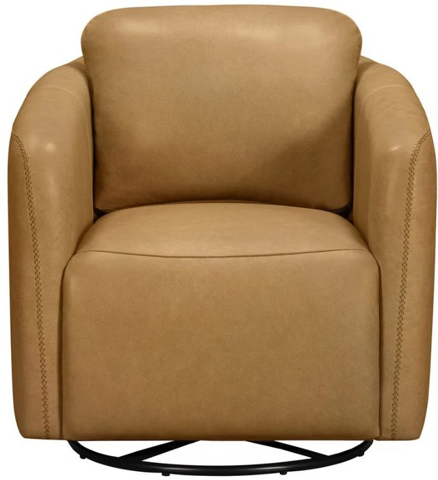 Parker House® Dante Renaisssance Marigold Swivel Glider Accent Chair-1