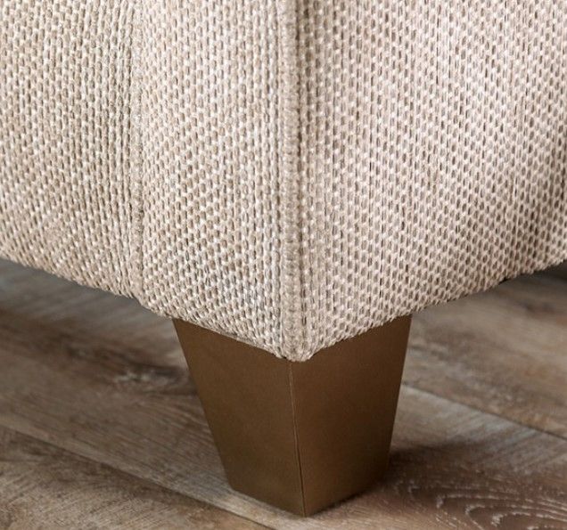 Furniture of America® Catarina Beige/Teal Sofa-6