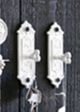 A & B Home Victorian White Sweet Heart Door Plate-1