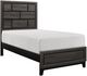 Mazin Furniture Davi Gray Twin Panel Bed-0