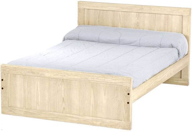 Crate Designs™ Furniture Unfinished Full Youth Panel Bed-0