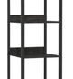 Elements International Fisher Black Bookcase-2