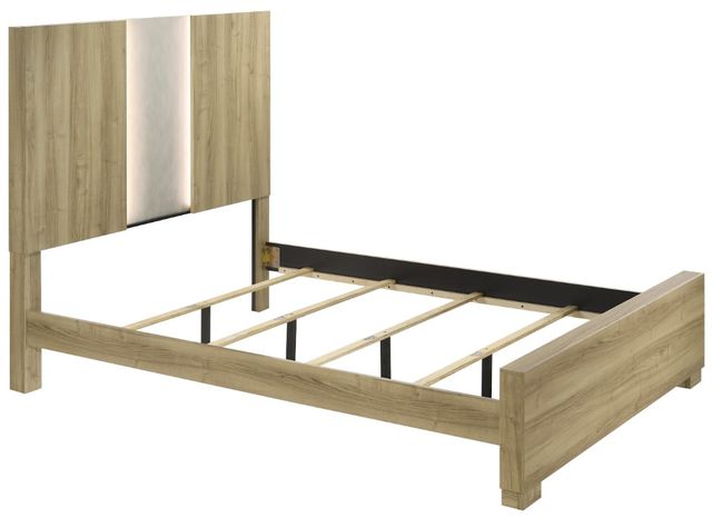 Crown Mark Rangley Driftwood King Panel Bed-2