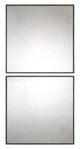 Uttermost® Matty 2-Piece Black Square Mirror Set-0