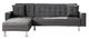 Milton Greens Stars 2-Piece Gray Reversible Sectional Sofa Bed-1