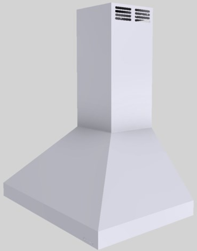 Vent-A-Hood® 30" White Wall Mounted Range Hood-2