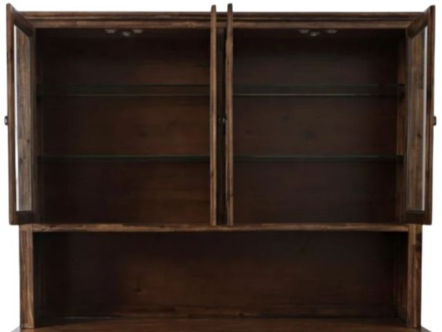 Jofran Inc. Bakersfield Brown Dining Hutch with Light-3