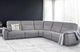 Sectionnel à 5 pièces inclinable manuel courbé personnalisable de Elran Rowan-1