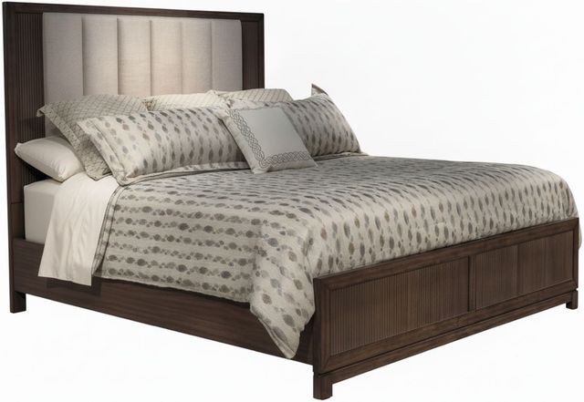 Liberty Furniture Modern Edge 4-Piece Caffe/Gray King Bedroom Set-1