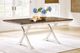 Signature Design by Ashley® Jendanton Brown Top Dining Table with Antique White Base-2