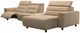 Stressless® by Ekornes® Emily 4-Piece Beige Large 140" Power Reclining Right-Arm Facing Chaise Sectional-1