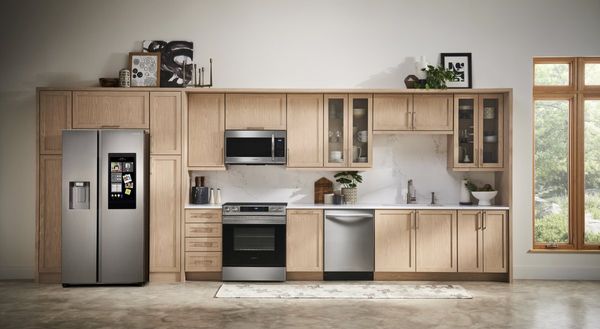 Samsung 36 in. 26.7 Cu. Ft. Fingerprint Resistant Stainless Steel Standard Depth Side-by-Side Refrigerator