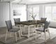 Coaster® Biloxi 5-Piece Brown/Grayish/White Dining Set-3