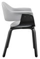 Armen Living Adalyn Gray/Black Dining Chair-1