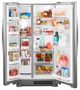 Whirlpool® 33" 22.0 Cu. Ft. Monochromatic Stainless Steel Side-By-Side Refrigerator-3