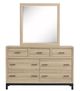 Magnussen Home® Bastain Brown Dresser and Mirror-1