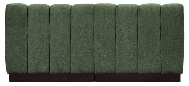 Meridian Furniture Quinn 2-Piece Green Modular Armless Sofa-2