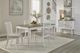 American Woodcrafters Beach Comber 7-Piece Brown/Weathered White Dining Table Set-1